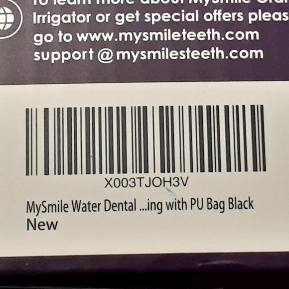 MySmile Portable Cordless LP211 Water Oral Dental Irrigator Flosser 5 Modes NEW - Picture 8 of 14